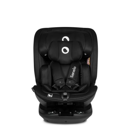 Lionelo - Cadeira de automóvel giratória com base BASTIAAN i-Size 40-150 cm Preto Carbono
