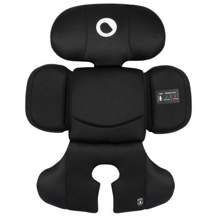 Lionelo - Cadeira de automóvel giratória com base BASTIAAN i-Size 40-150 cm Preto Carbono