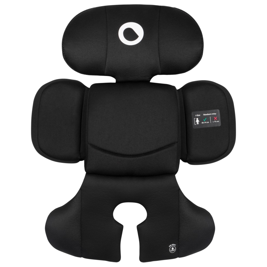 Lionelo - Cadeira de automóvel giratória com base BASTIAAN i-Size 40-150 cm Preto Carbono