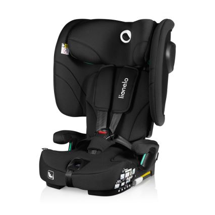 Lionelo - Cadeira de carro dobrável NELLY i-Size 76-150 cm Preto Carbono