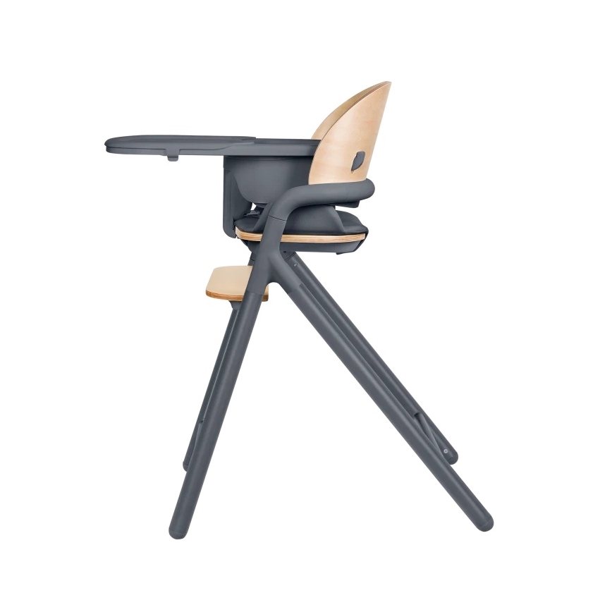 Lionelo - Cadeira de refeição infantil 3 em 1 CELIA Madeira Cinzenta