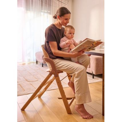 Lionelo - Cadeira de refeição infantil 3 em 1 MEGAN Grey Wood