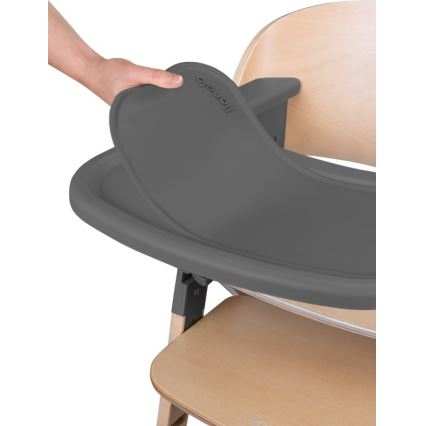 Lionelo - Cadeira de refeição infantil 3 em 1 MEGAN Grey Wood