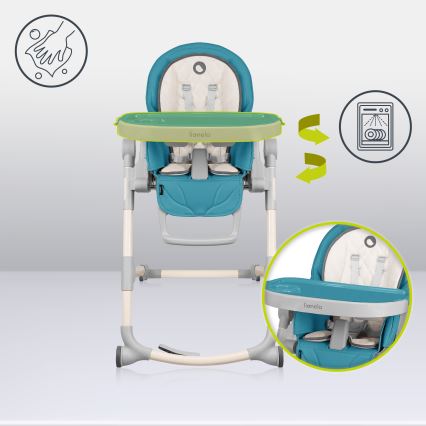 Lionelo - Cadeira de refeição infantil CORA Ocean