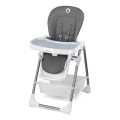 Lionelo - Cadeira de refeição infantil LINN PLUS branco/cinzento
