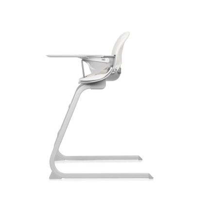 Lionelo - Cadeira de refeição para criança 2em1 DALIA branco/cinzento