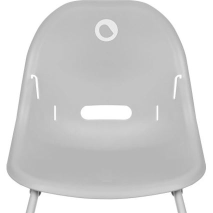 Lionelo - Cadeira de refeição para criança 2em1 DALIA branco/cinzento