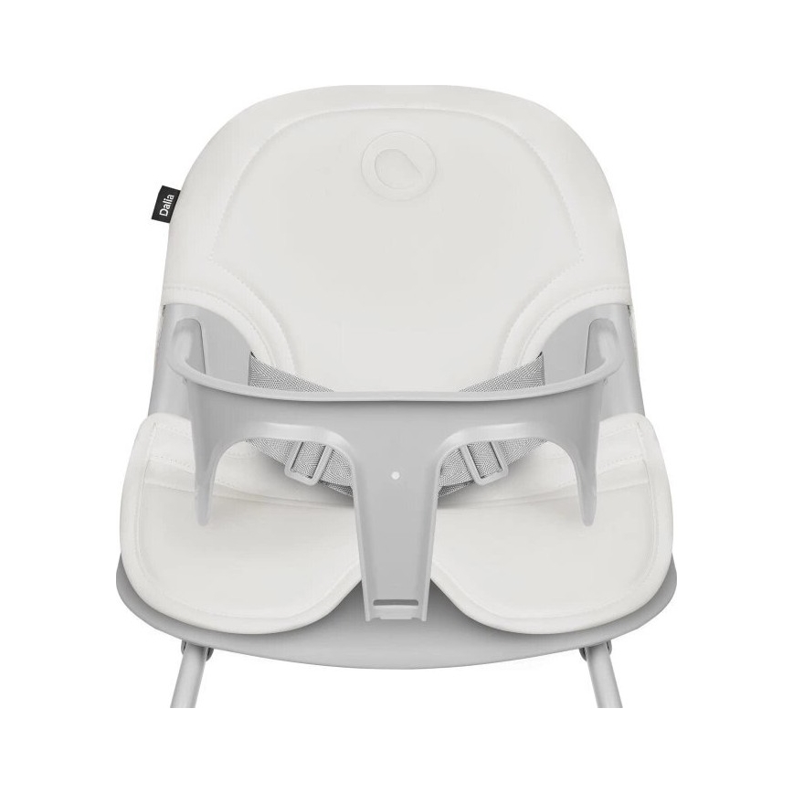 Lionelo - Cadeira de refeição para criança 2em1 DALIA branco/cinzento