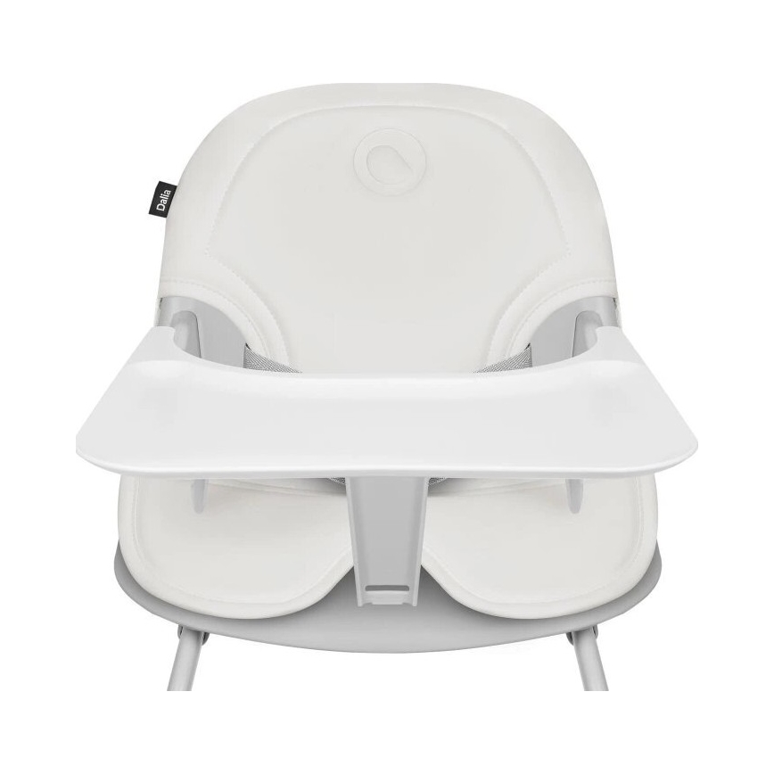 Lionelo - Cadeira de refeição para criança 2em1 DALIA branco/cinzento