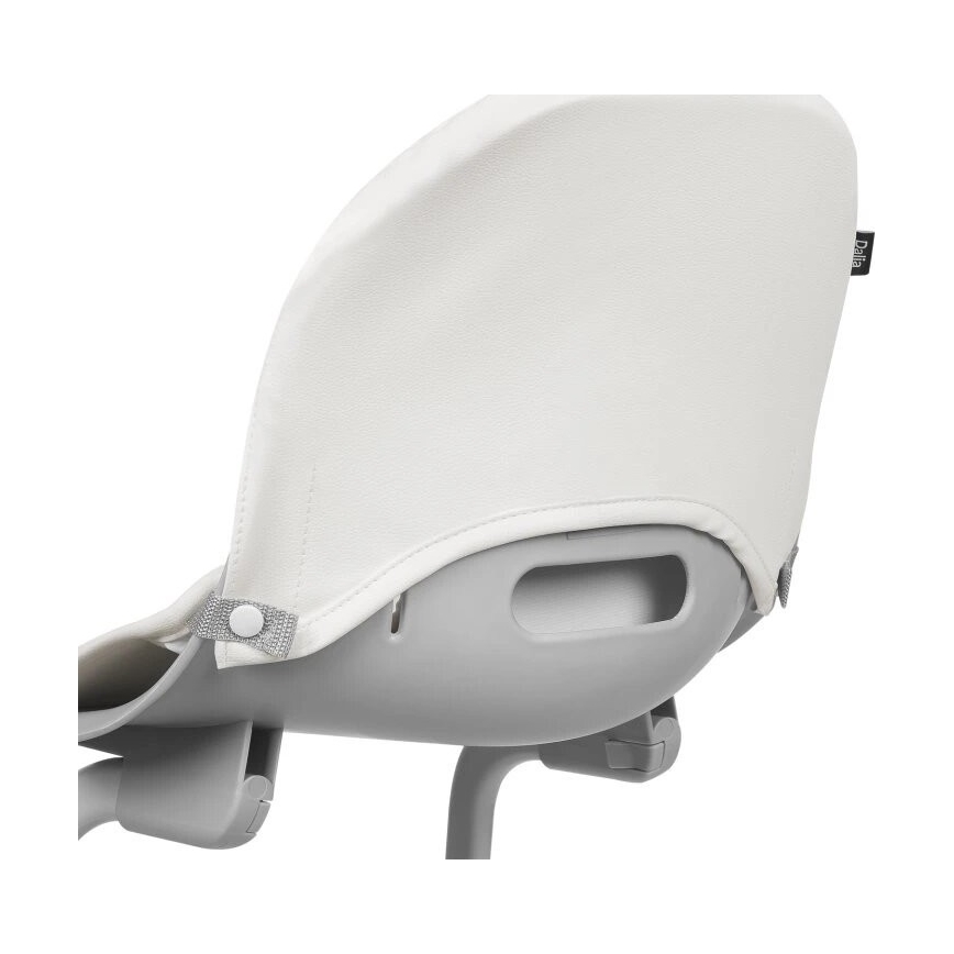 Lionelo - Cadeira de refeição para criança 2em1 DALIA branco/cinzento