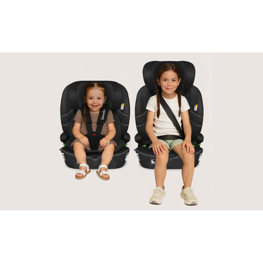 Lionelo - Cadeira para automóvel BILLY i-Size 76-150 cm Preto Carbono