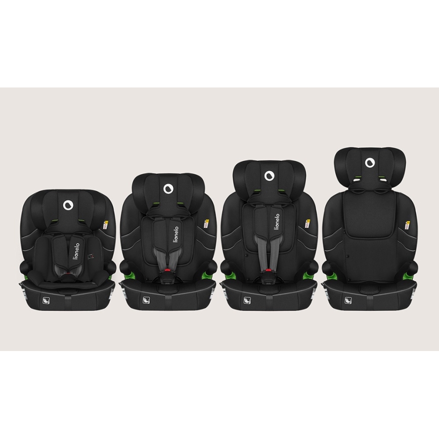 Lionelo - Cadeira para automóvel BILLY i-Size 76-150 cm Preto Carbono