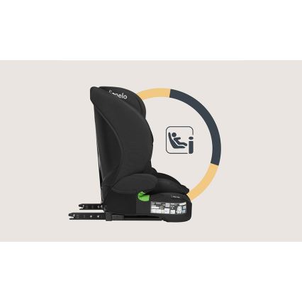 Lionelo - Cadeira para automóvel BILLY i-Size 76-150 cm Preto Carbono