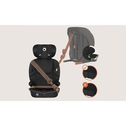 Lionelo - Cadeira para automóvel BILLY i-Size 76-150 cm Preto Carbono