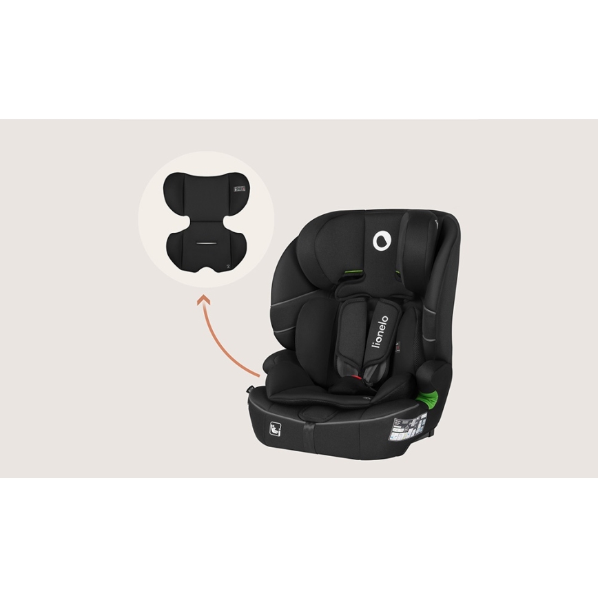 Lionelo - Cadeira para automóvel BILLY i-Size 76-150 cm Preto Carbono