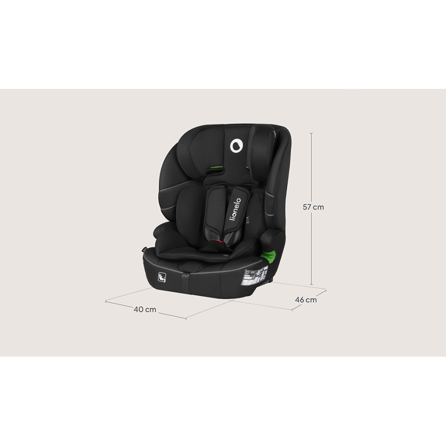 Lionelo - Cadeira para automóvel BILLY i-Size 76-150 cm Preto Carbono