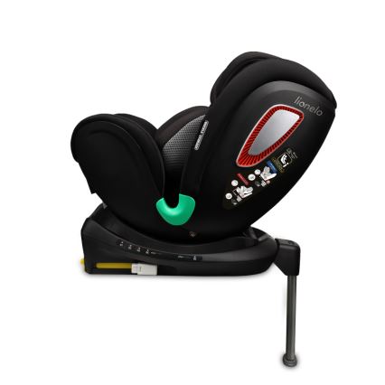 Lionelo - Cadeira auto com base giratória ANTOON PLUS i-Size 40-105 cm Preto Ônix