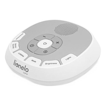 Lionelo - Caixa de música recarregável LED RGB com luz noturna BABYNAP 5V/1500 mAh