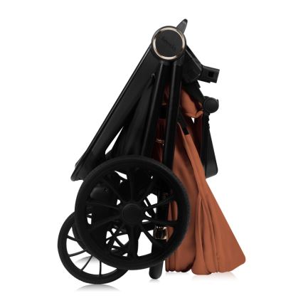 Lionelo - Carrinho 2 em 1 MIKA PLUS Castanho Ferrugem