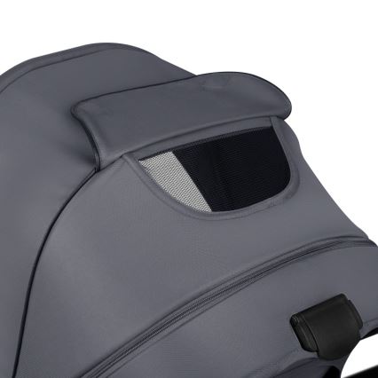 Lionelo - Carrinho combinado 2 em 1 AMBER PLUS Cinza Grafite