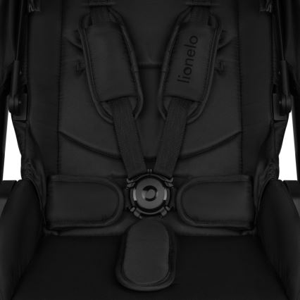 Lionelo - Carrinho combinado 2 em 1 LAYLA Preto Ônix