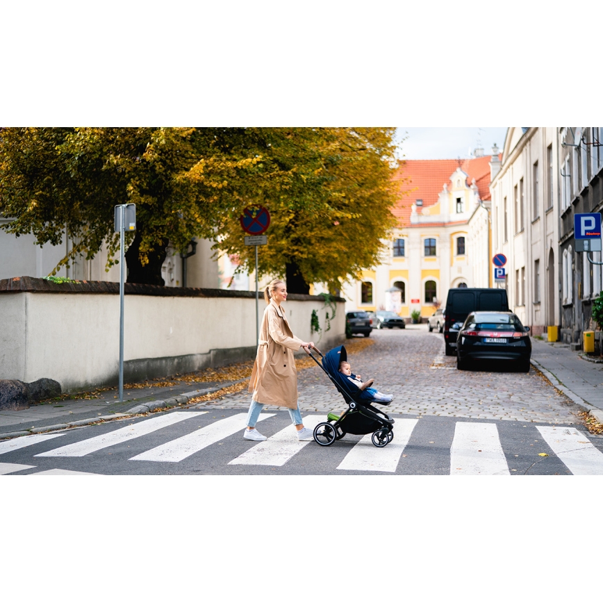 Lionelo - Carrinho combinado 2 em 1 MIKA Azul Marinho