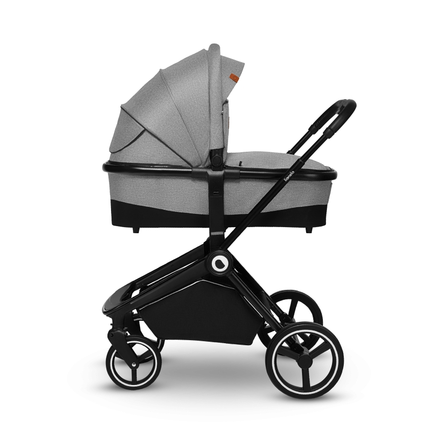 Lionelo - Carrinho combinado 2 em 1 MIKA Pedra Cinzenta