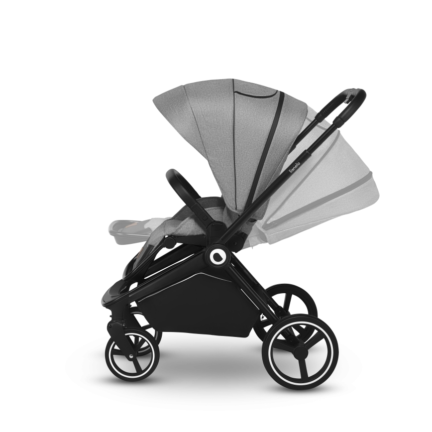 Lionelo - Carrinho combinado 2 em 1 MIKA Pedra Cinzenta