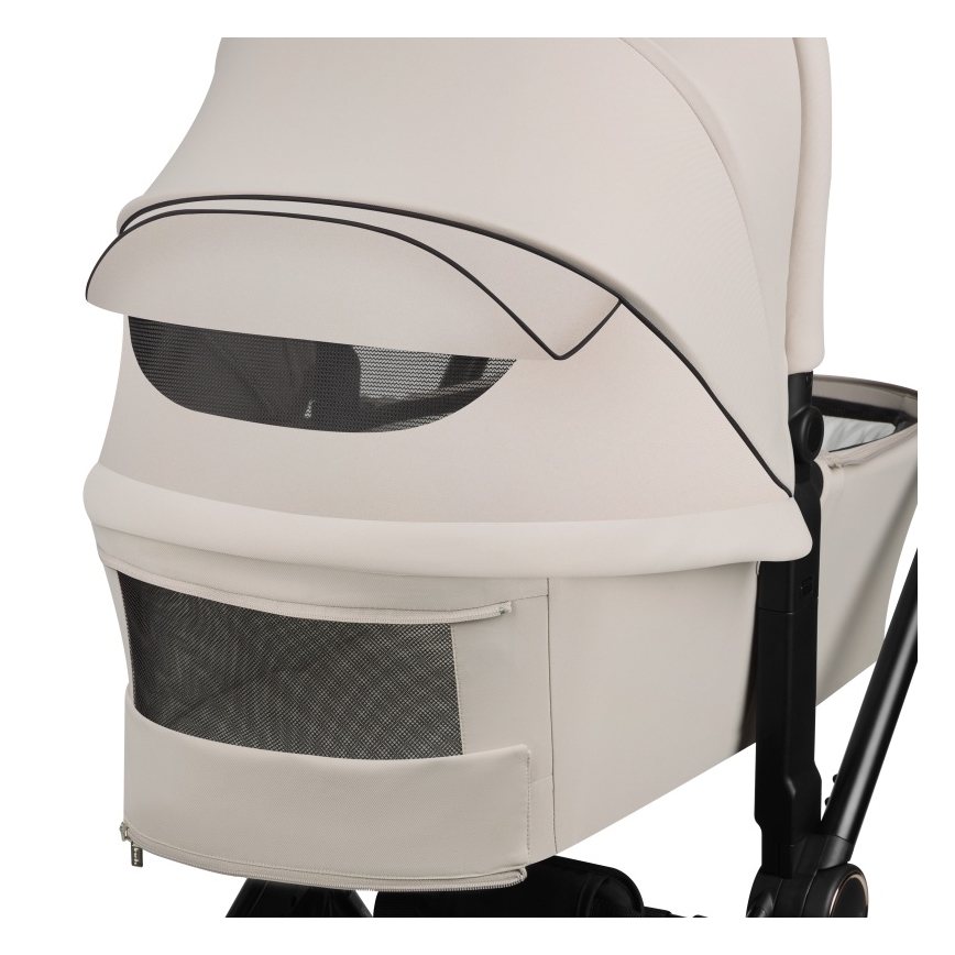 Lionelo - Carrinho combinado 2 em 1 MIKA PLUS Bege Areia