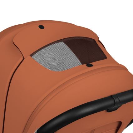 Lionelo - Carrinho combinado 2 em 1 MIKA PLUS Castanho Ferrugem