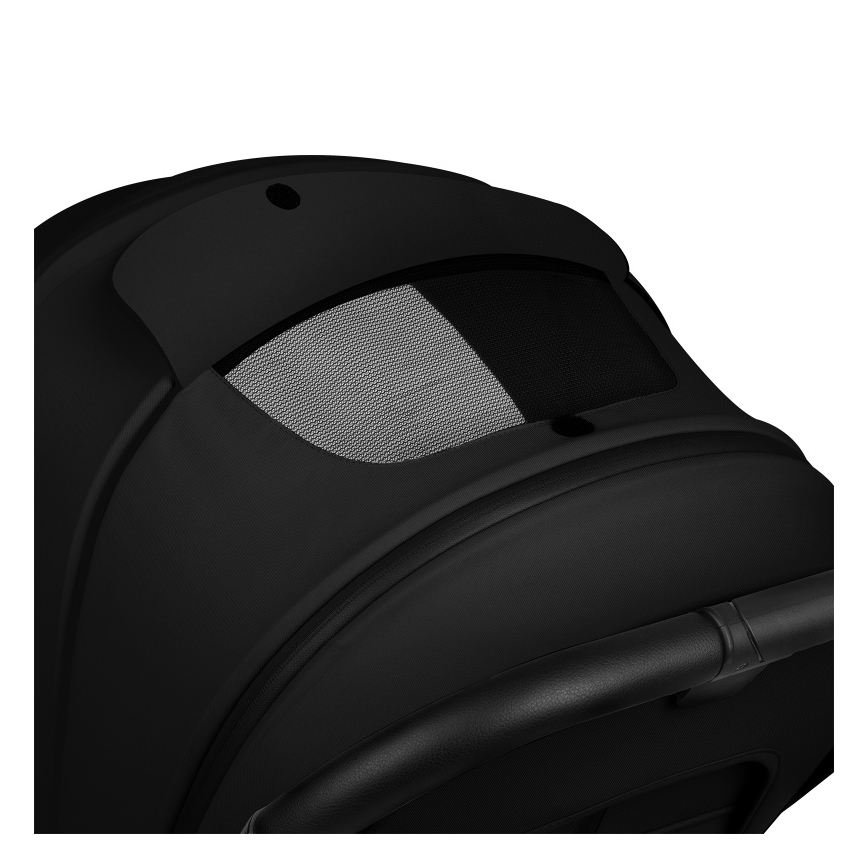 Lionelo - Carrinho combinado 2 em 1 MIKA PLUS Preto Ônix