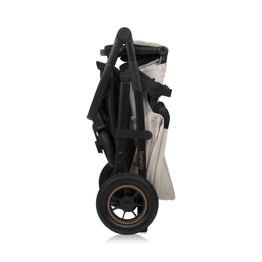 Lionelo - Carrinho combinado 3 em 1 AMBER PLUS Bege Areia