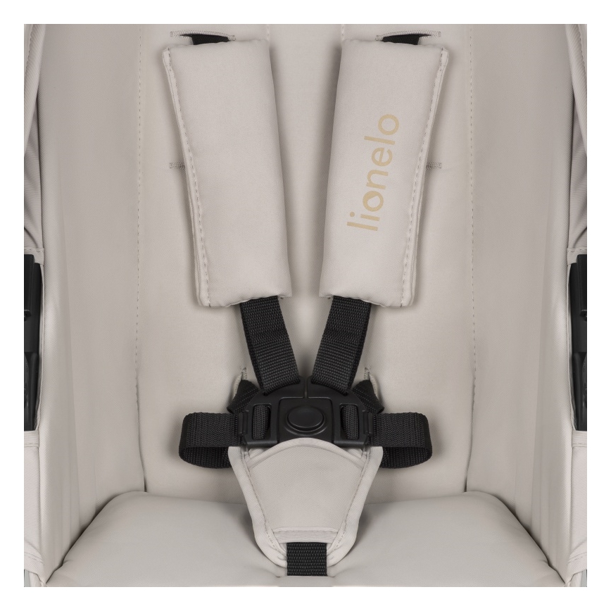 Lionelo - Carrinho combinado 3 em 1 AMBER PLUS Bege Areia