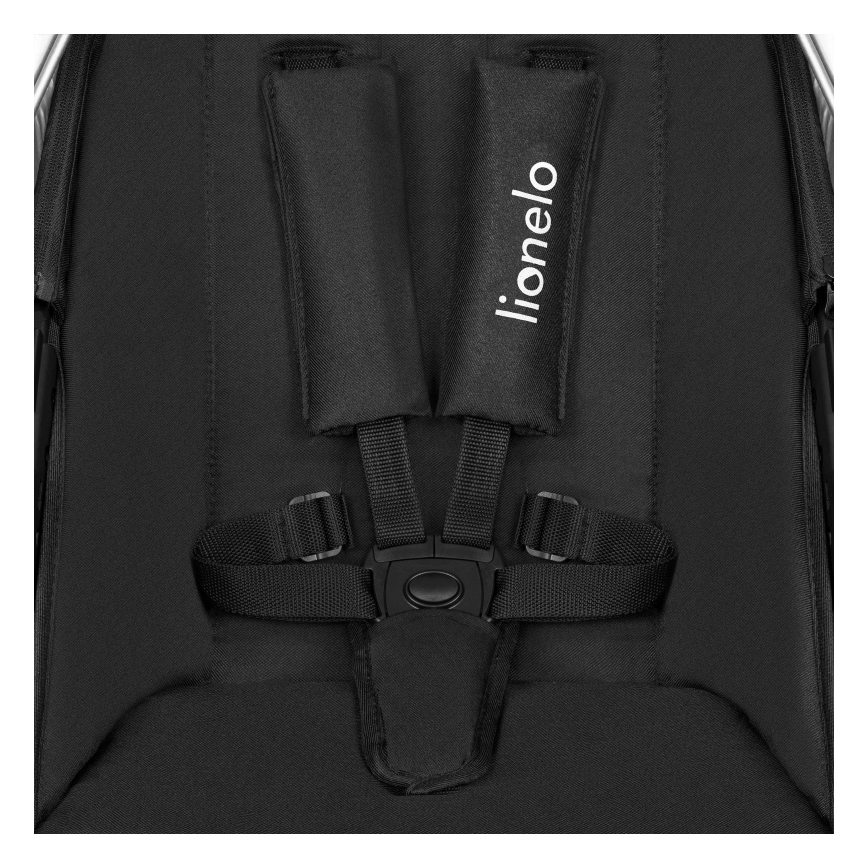 Lionelo - Carrinho combinado 3 em 1 AMBER Preto e Prateado