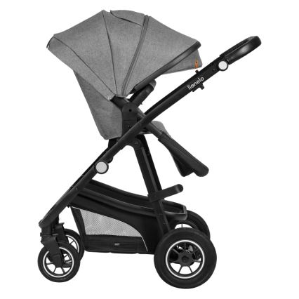 Lionelo - Carrinho combinado 3 em 1 BIANKA Pedra Cinzenta