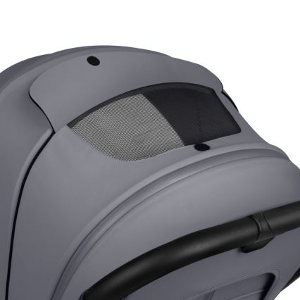 Lionelo - Carrinho combinado 3 em 1 MIKA PLUS Grey Stone