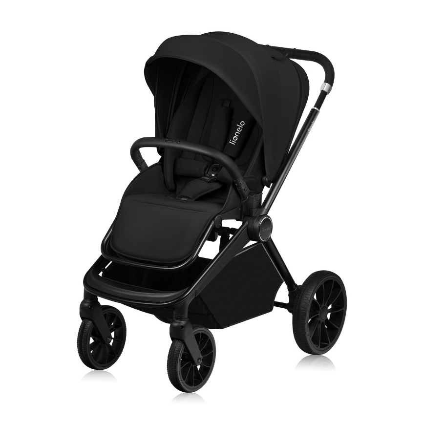 Lionelo - Carrinho combinado 3 em 1 MIKA PLUS Ônix Preto