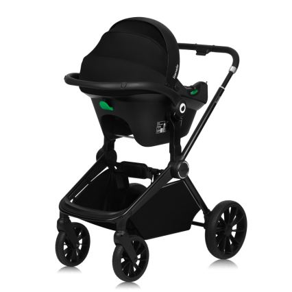 Lionelo - Carrinho combinado 3 em 1 MIKA PLUS Ônix Preto