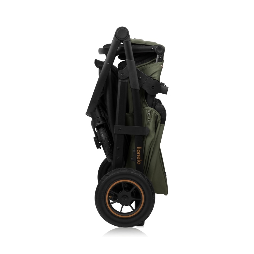 Lionelo - Carrinho de bebé combinado 2 em 1 AMBER PLUS Verde Floresta