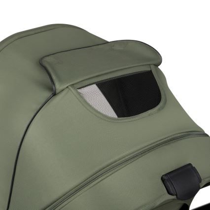 Lionelo - Carrinho de bebé combinado 2 em 1 AMBER PLUS Verde Floresta