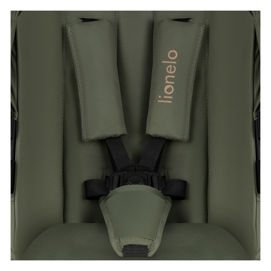 Lionelo - Carrinho de bebé combinado 2 em 1 AMBER PLUS Verde Floresta