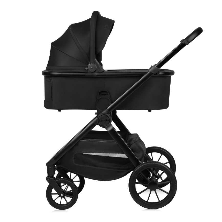 Lionelo - Carrinho de bebé combinado 2 em 1 LAYLA Black Onyx