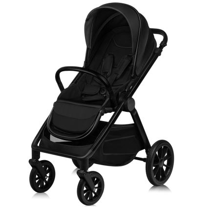 Lionelo - Carrinho de bebé combinado 2 em 1 LAYLA Black Onyx