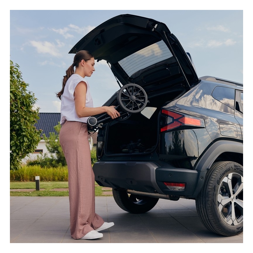 Lionelo - Carrinho de bebé combinado 2 em 1 MIKA PLUS Preto Ônix