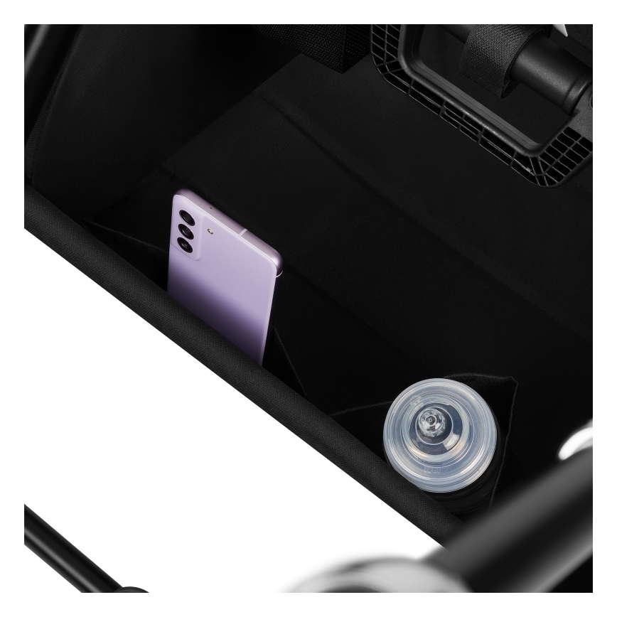 Lionelo - Carrinho de bebé combinado 2 em 1 MIKA PLUS Preto Ônix