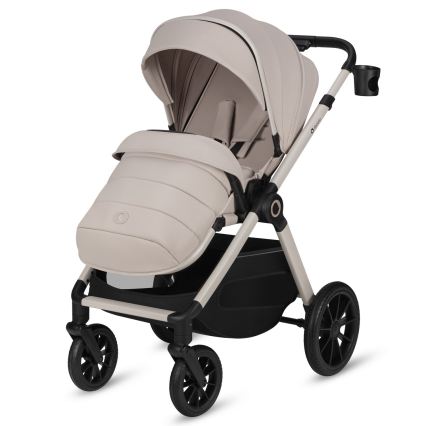 Lionelo - Carrinho de bebé combinado 3 em 1 LAYLA Bege Areia