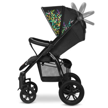 Lionelo - Carrinho de passeio ANNET TOUR preto/verde