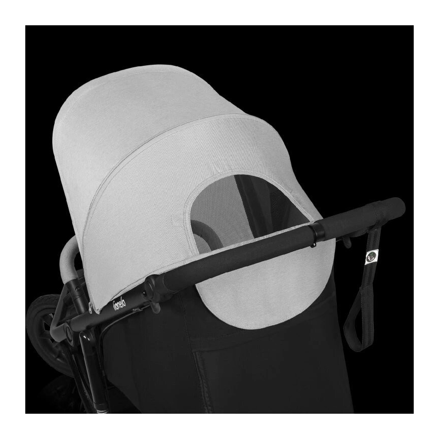 Lionelo - Carrinho de passeio AZURA preto/cinzento