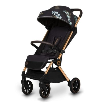 Lionelo - Carrinho de passeio desportivo CLOE preto/azul/dourado