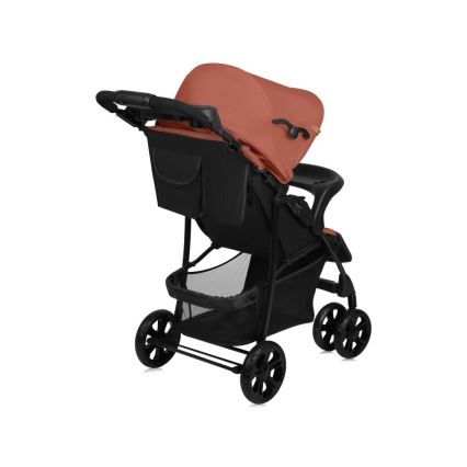 Lionelo - Carrinho de passeio desportivo EMMA PLUS tijolo/preto
